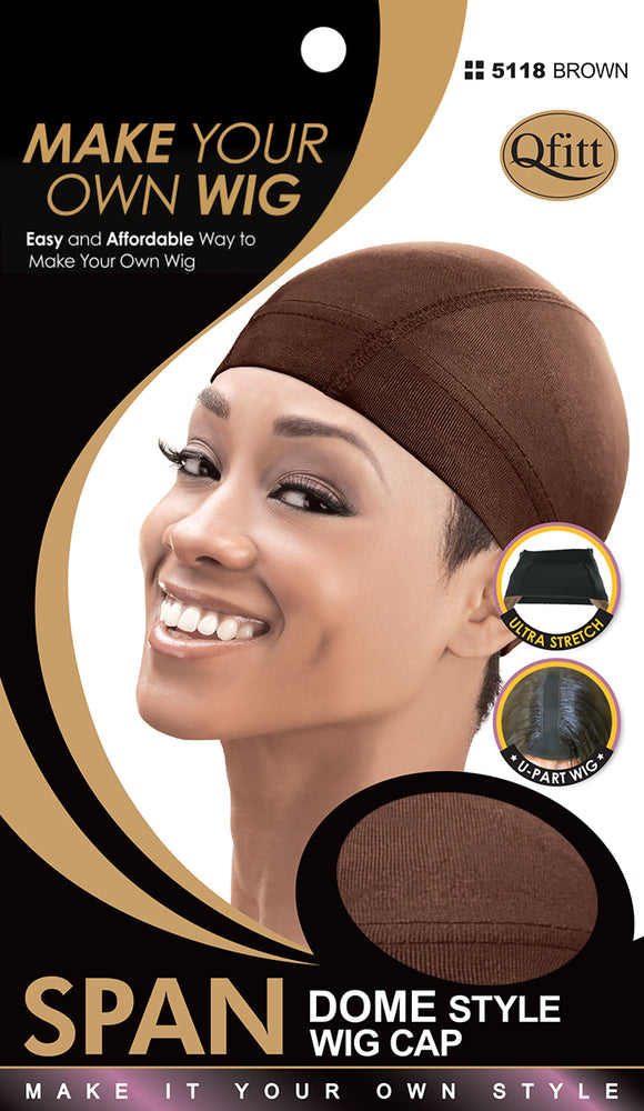M&M Spandex Dome Style Wig Cap - Dozen ( 4 Colors ) - Palms Fashion Inc.