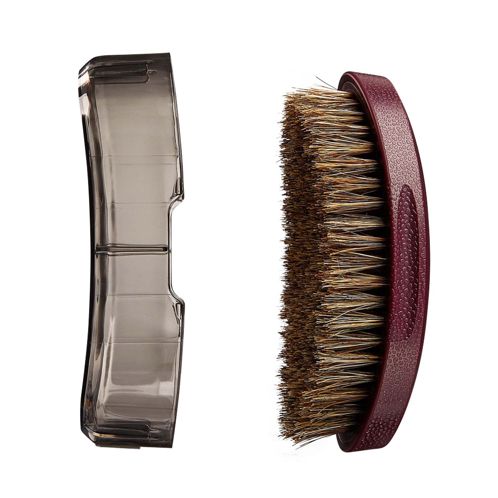 Wood Handle Bristle Brush - Double Wave Brush [Hard & Soft] – Curly Girl  Shop