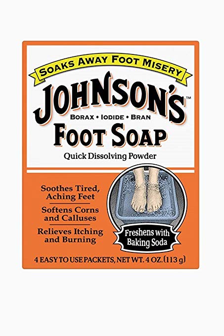 Johnson's Foot Soap Quick Dissolving Powder 4oz - Palms Fashion Inc.