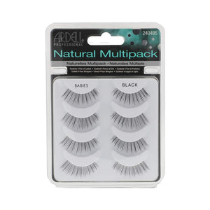 Ardell Lashes, Natural Babies Black x 4 pairs