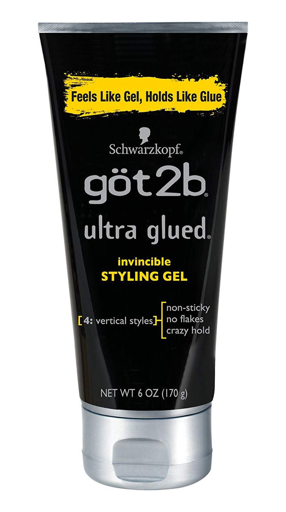 GOT2B Glued Ultra Styling Gel  6oz - Palms Fashion Inc.