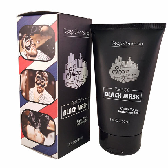 The Shave Factory Black Peel-Off Mask - Palms Fashion Inc.