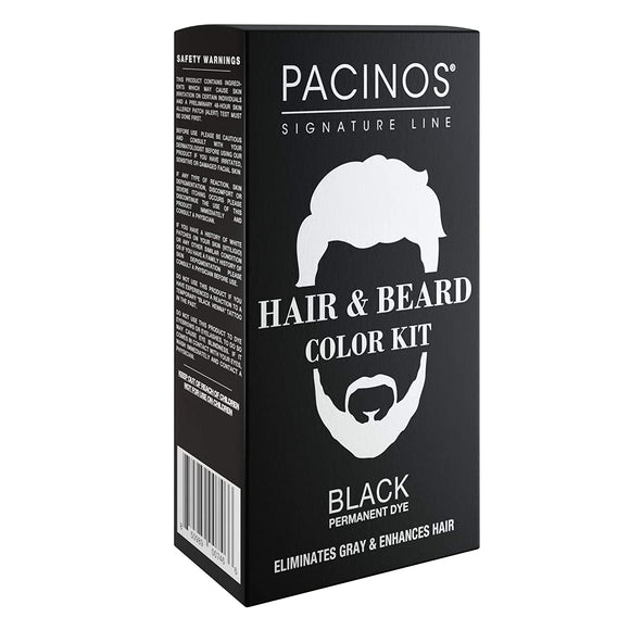 PACINOS BLACK HAIR & BEARD COLOR KIT