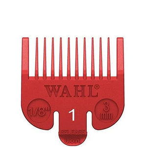 Wahl Color-Coded Clipper Guide Attachment Red #1 - 1/8" (3.0mm) #3114-603 - Palms Fashion Inc.