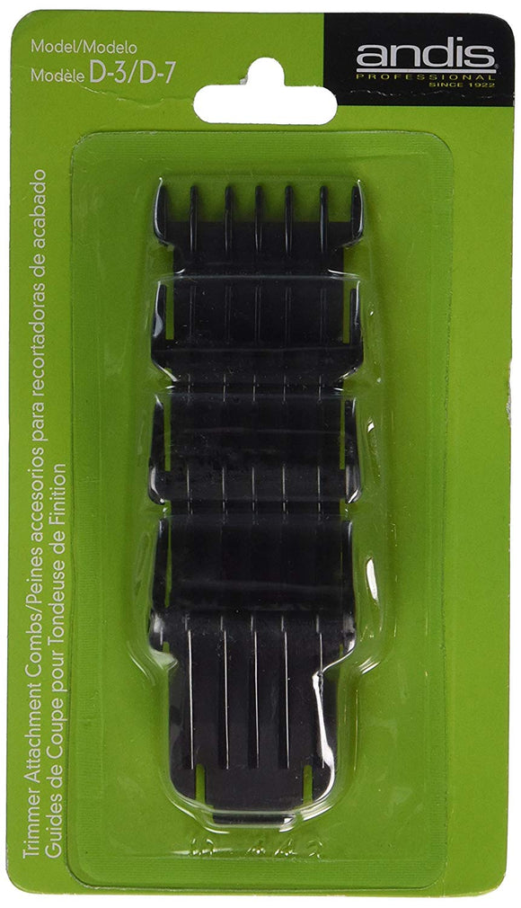 Andis Trimmer Attachment Combs For Model D-3/D-7 - 4 Piece - Palms Fashion Inc.