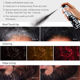 Kiss Root Cover Up  Tintation Temporary Hair Color Spray  6 oz - Black