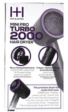 Hot and Hotter Professional Portable Mini Pro Turbo 2000 Hair Dryer - Palms Fashion Inc.