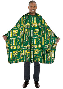 Betty Dain Barber Apparel Limited Edition Vintage Gold Styling Cape - 4 colors - Palms Fashion Inc.