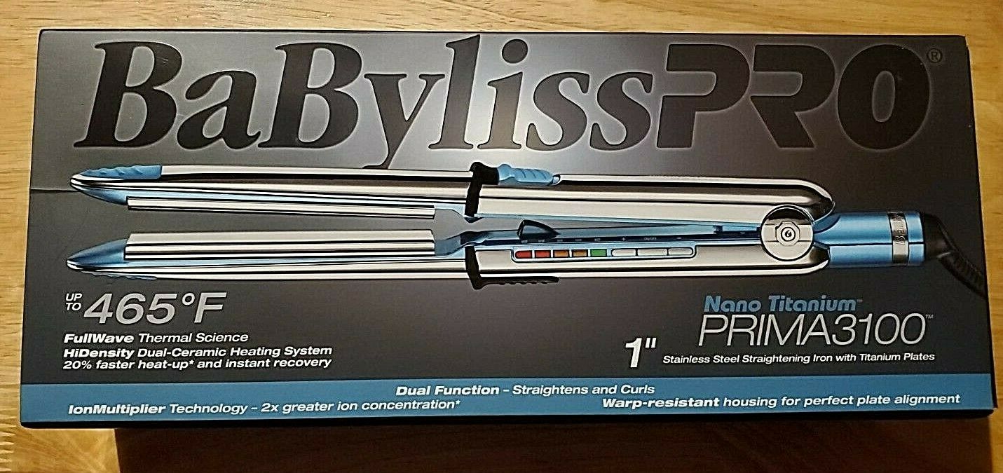 Babyliss pro nano titanium prima 3100 flat iron 1 hotsell