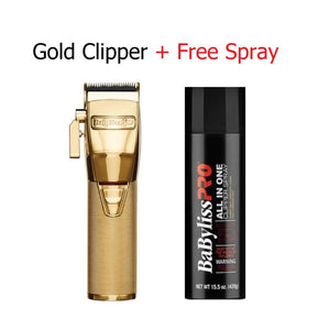 BaBylissPro GoldFX Clipper # FX870G + Free BaByliss Spray