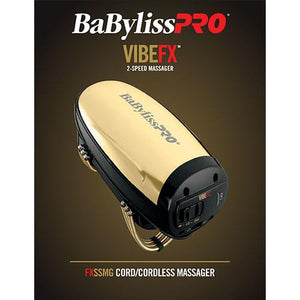 BaByliss VibeFX Cordless Massager Gold # FXSSMG - Palms Fashion Inc.