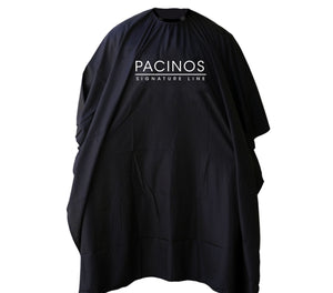 PACINOS SIGNATURE LINE BARBER CAPE (BLACK)