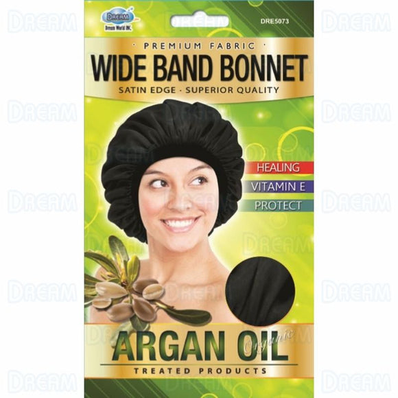 DREAM ARGAN OIL SATIN BONNET CAP - DOZEN - Palms Fashion Inc.