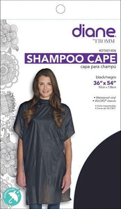 DIANE SHAMPOO CAPE - BLACK #DTA01406 - Palms Fashion Inc.