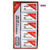 Dorco STP-301 Red Double-Edge Razor Blades - 100 Blades - Palms Fashion Inc.