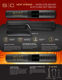 Style Craft Heat Stroke Wireless Beard & Styling Hot Brush Black