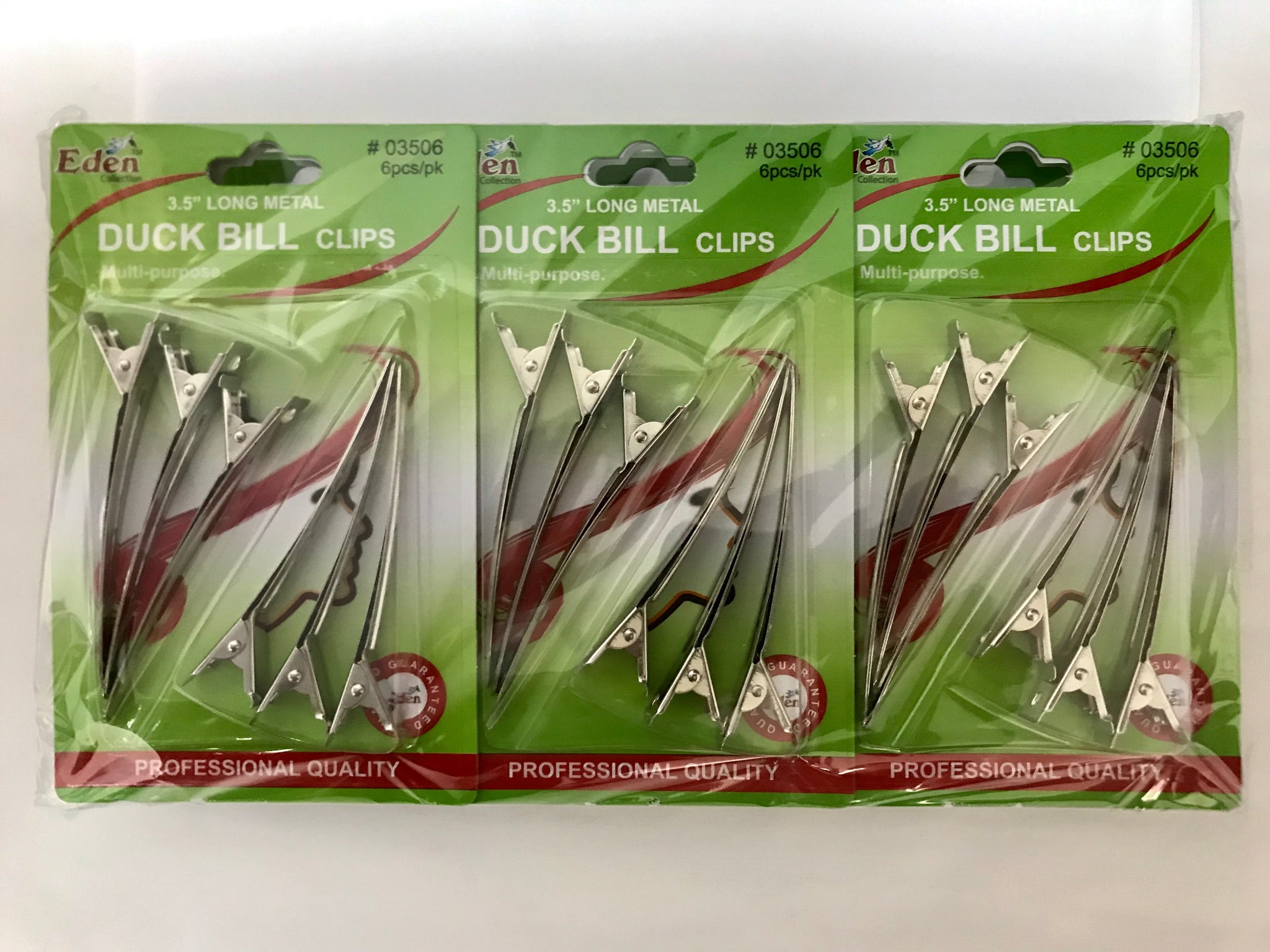 Eden Duck Bill Clips (12pcs/pk)
