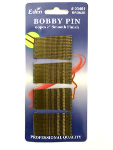 Eden Bobby Pin Smooth Finish Bronze - Dozen #03461