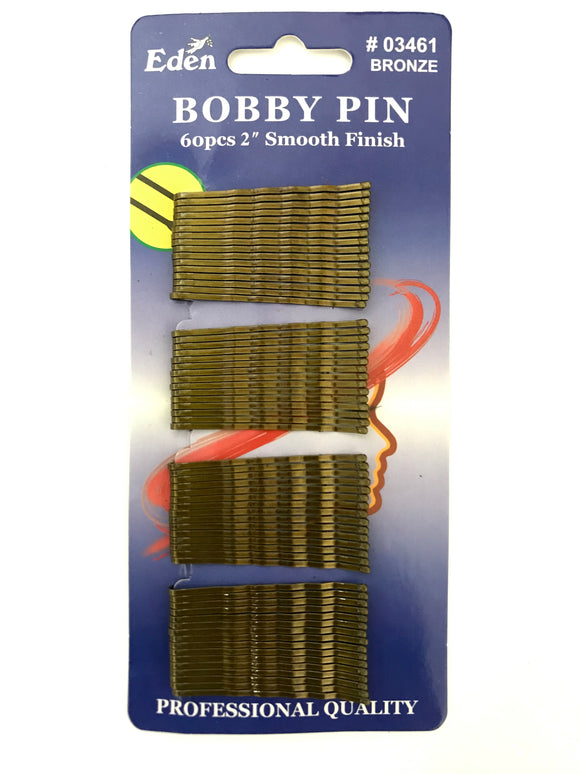 Eden Bobby Pin Smooth Finish Bronze - Dozen #03461