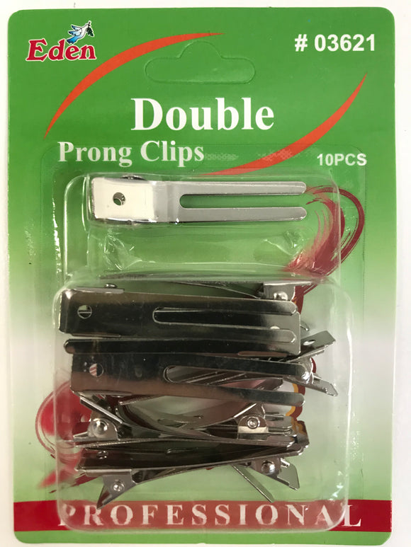 Eden Double Prong Clips - Dozen #03621 - Palms Fashion Inc.
