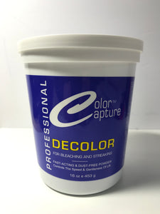 Color Capture Decolor Powder Bleach 16 oz Jar - Palms Fashion Inc.