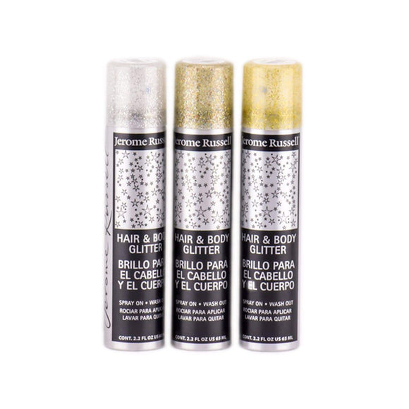 Jerome Russell Temporary Glittering Hair Color Spray 2.2 fl oz (65 ml) - Palms Fashion Inc.