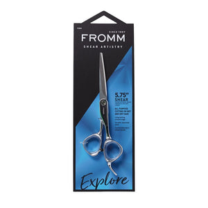 Fromm Shear Artistry Explore 5.75" Shear All Purpose Barber Scissors for Wet and Dry Hair - Palms Fashion Inc.