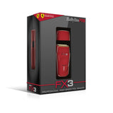 BaByliss PRO FX3 Cordless Shaver - Red