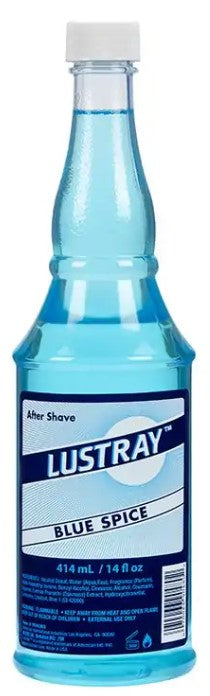 CLUBMAN LUSTRAY BLUE SPICE AFTER SHAVE 14 OZ # 904080