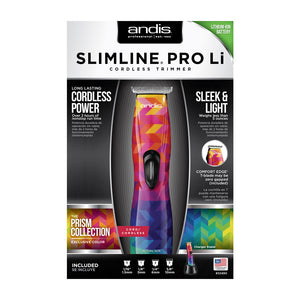 Andis Slimline Pro Li Prism #32490 (Dual Voltage) - Palms Fashion Inc.