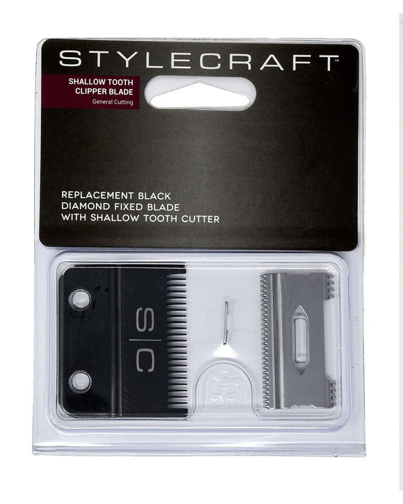 STYLECRAFT REPLACEMENT CLIPPER BLADE - SHALLOW TOOTH - Palms Fashion Inc.