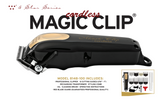 Wahl Limited Edition Black and Gold Cordless Magic Clip #8148-100 - Palms Fashion Inc.