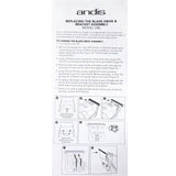 ANDIS PART REPLACEMENT BLADE DRIVE & BRACKET ASSEMBLY FITS MODEL ORL #20657 - Palms Fashion Inc.