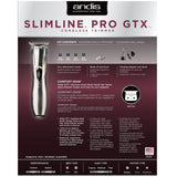 Andis Slimline Pro GTX Trimmer #32690 (Dual Voltage) - Palms Fashion Inc.