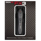 BaByliss Pro FX3 Professional High Torque Trimmer - Black #FXX3TB (Dual Voltage)