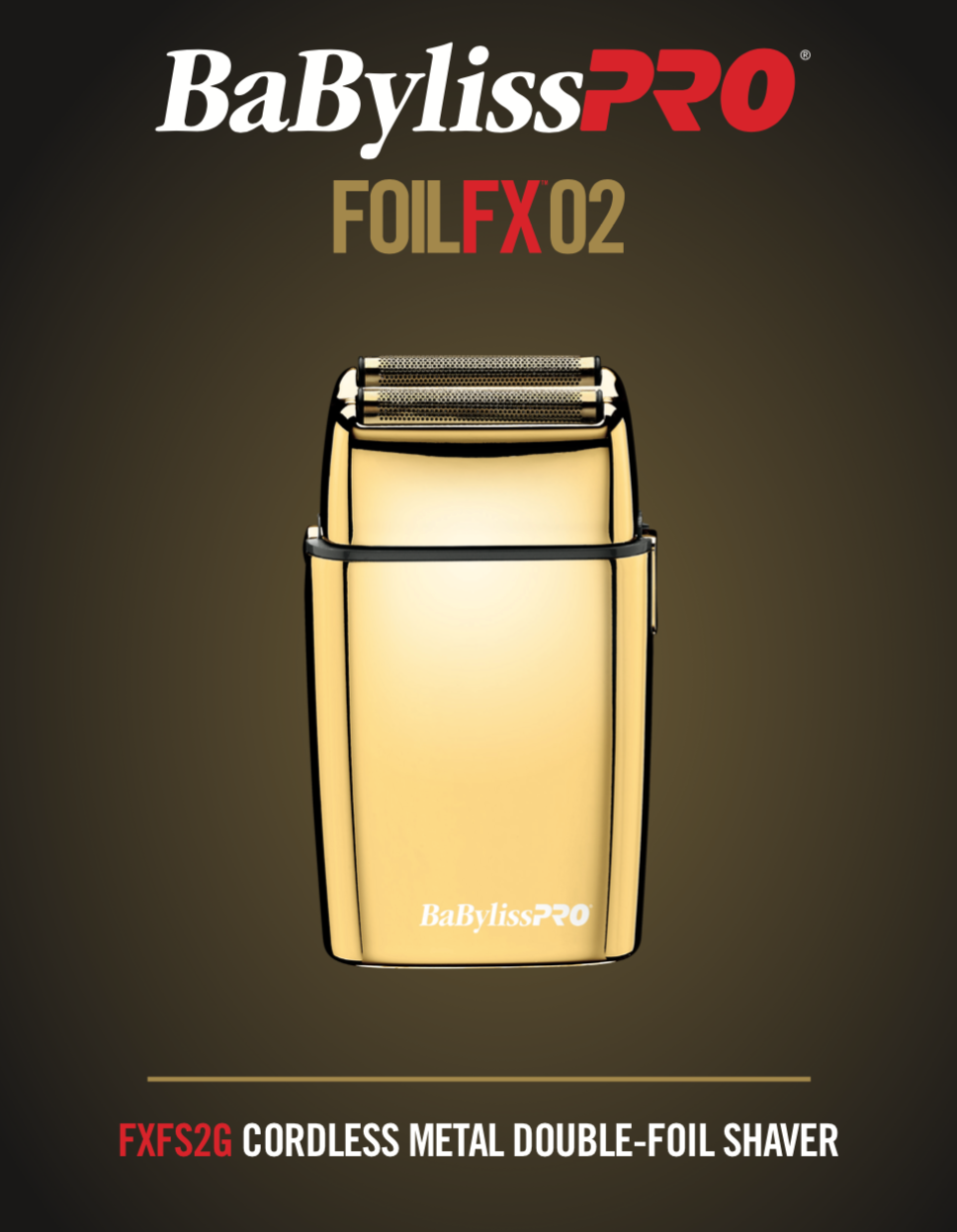 Babyliss Double Foil Shaver - Gold # FXFS2G (Dual Voltage Babyliss Double Foil Shaver - Gold # FXFS2G (Dual Voltage