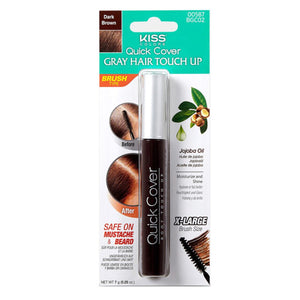 Kiss Cover Brush-In Color Touch Up Black BGC - 6 Colors - Palms Fashion Inc.