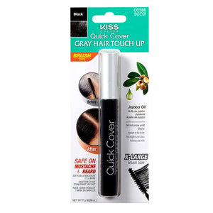 Kiss Cover Brush-In Color Touch Up Black BGC - 6 Colors - Palms Fashion Inc.