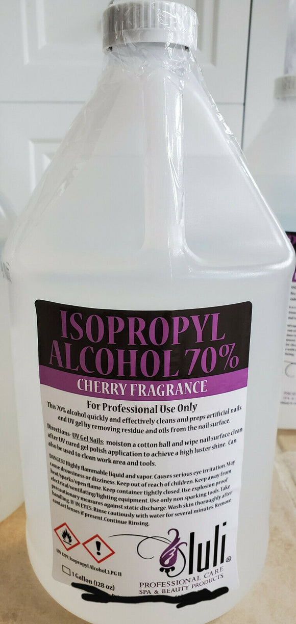 70% Disinfecting Isopropyl Cherry Alcohol  Gallon - Store Pick UP only - Palms Fashion Inc.