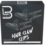 L3VEL3 HAIR CLAW CLIPS - 4 PACK