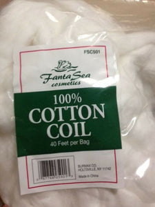 FantaSea 100% Cotton Coil for Perms (40 Feet per bag) - FSC501 - Palms Fashion Inc.