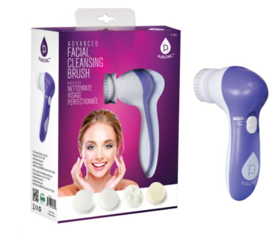 Pursonic Facial Cleansing Brush and Massager Combo Kit