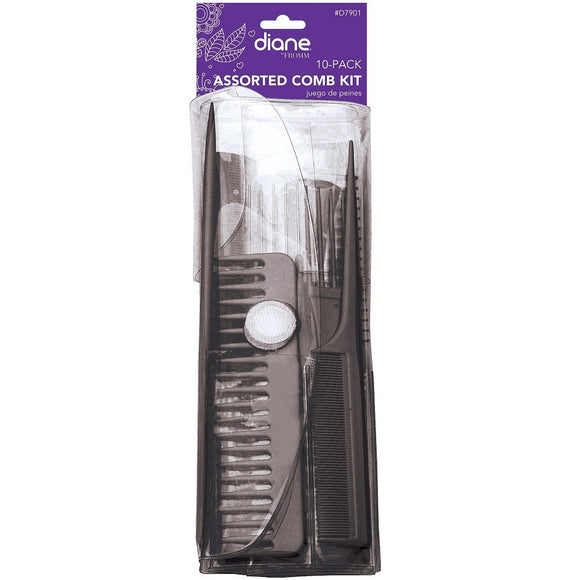 Diane 10-Pack Comb Set - Palms Fashion Inc.