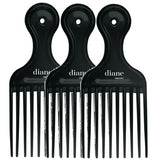 Diane Lifts Combs Black - 3Pcs / Pack # DBC007