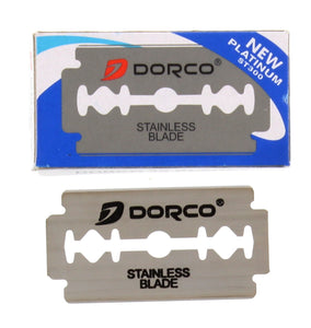 Dorco ST-300 Double Edge Stainless Razor Blade - 100 Blades - Palms Fashion Inc.