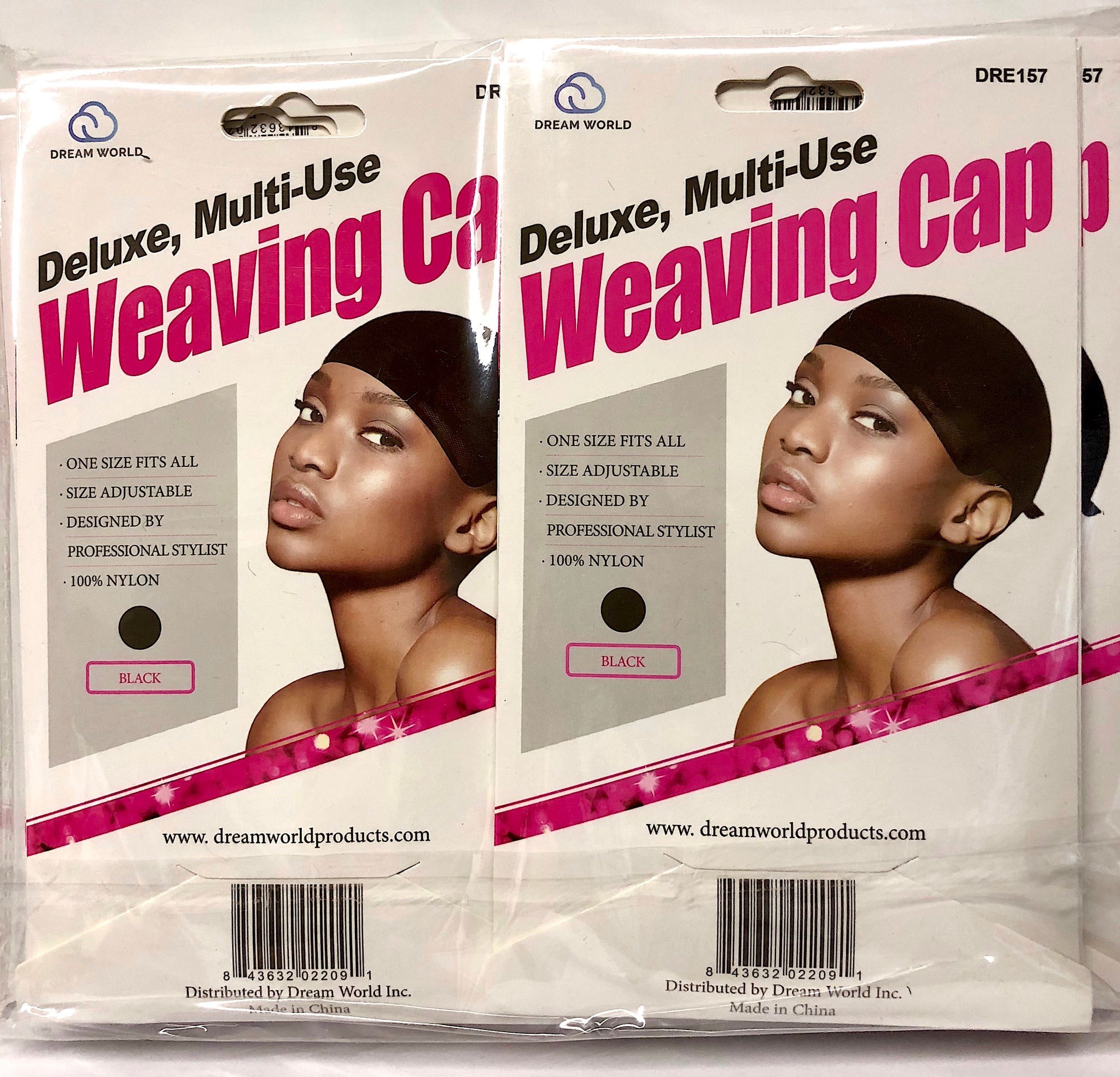 Donna Antibacterial Treatment Deluxe Multi Use Weaving Cap - Black #22316