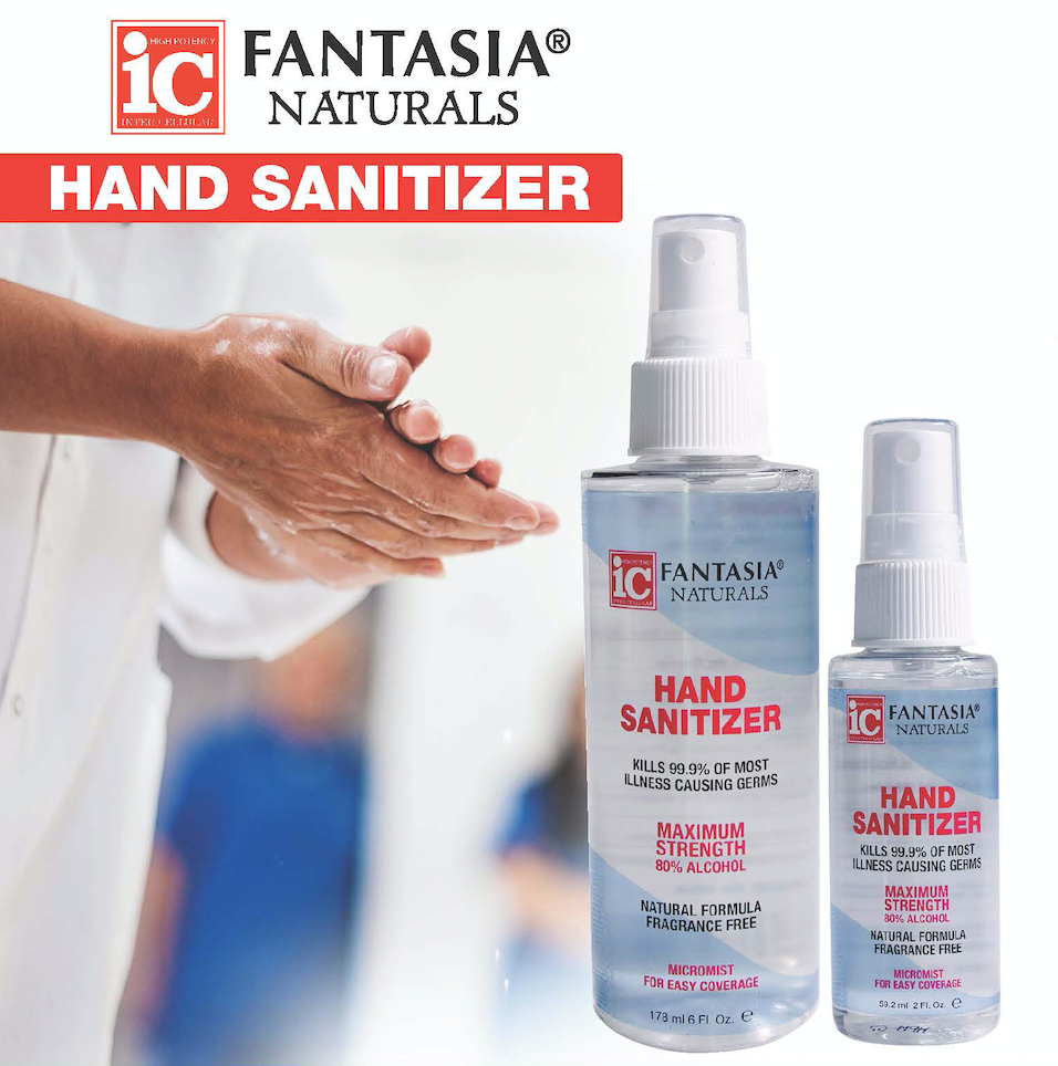 FANTASIA IC Hand Sanitizer Spray [80% Alcohol] (2oz)