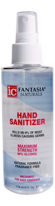 Fantasia Hand Sanitizer 80% Alc - 2 Sizes ( 2oz & 6 oz ) - Palms Fashion Inc.