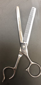 Palms - Professional Barber Thinning Shear Offset with Open Handle - Size 6", 7"