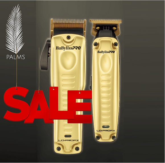 Holiday Sale - BaByliss PRO Lo-Pro FX Limited Edition Clipper & Trimmer Collection Set - Gold # FXHOLPKLP-G
